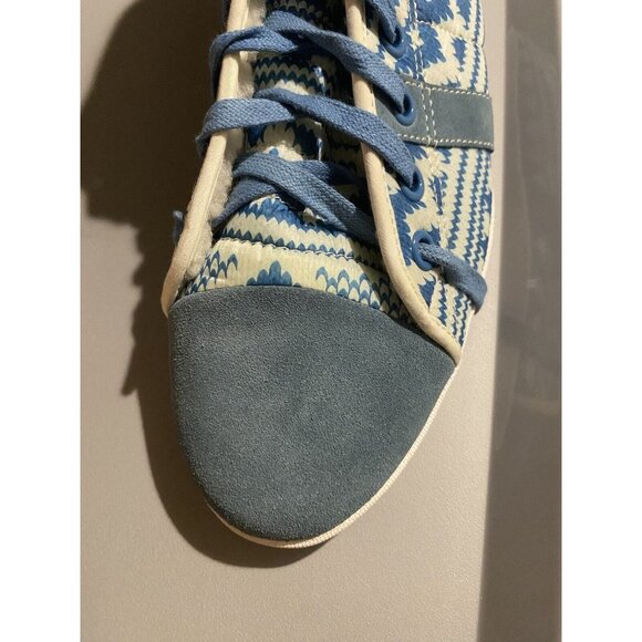 TPACC Shoes‎ Womens 11 12 US Cap Toe Quilted Sneakers Sherpa lined Aztec Blue - Picture 5 of 11